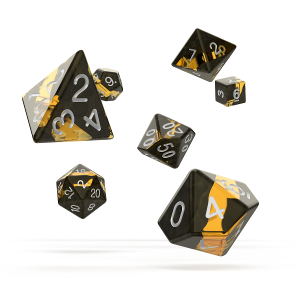 oakie doakie DICE RPG Set Enclave: Amber (7)