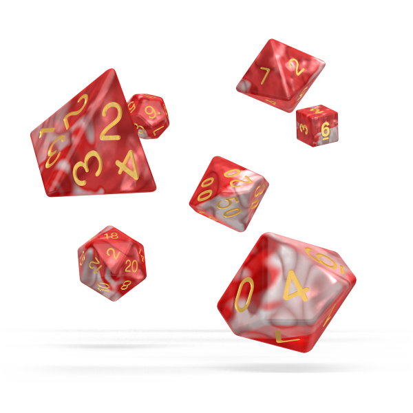 oakie doakie DICE RPG Set Gemidice: Red Sky (7) - Image 2