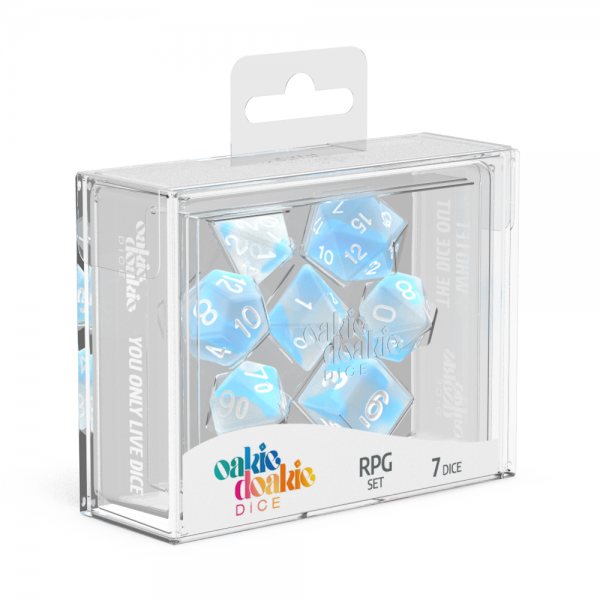 oakie doakie DICE RPG Set Glow in the Dark: Arctic (7) - Image 2