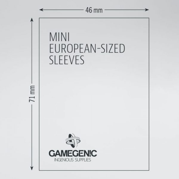 Gamegenic MATTE Sleeves: 46mm x 71mm (RUBY) - Image 4