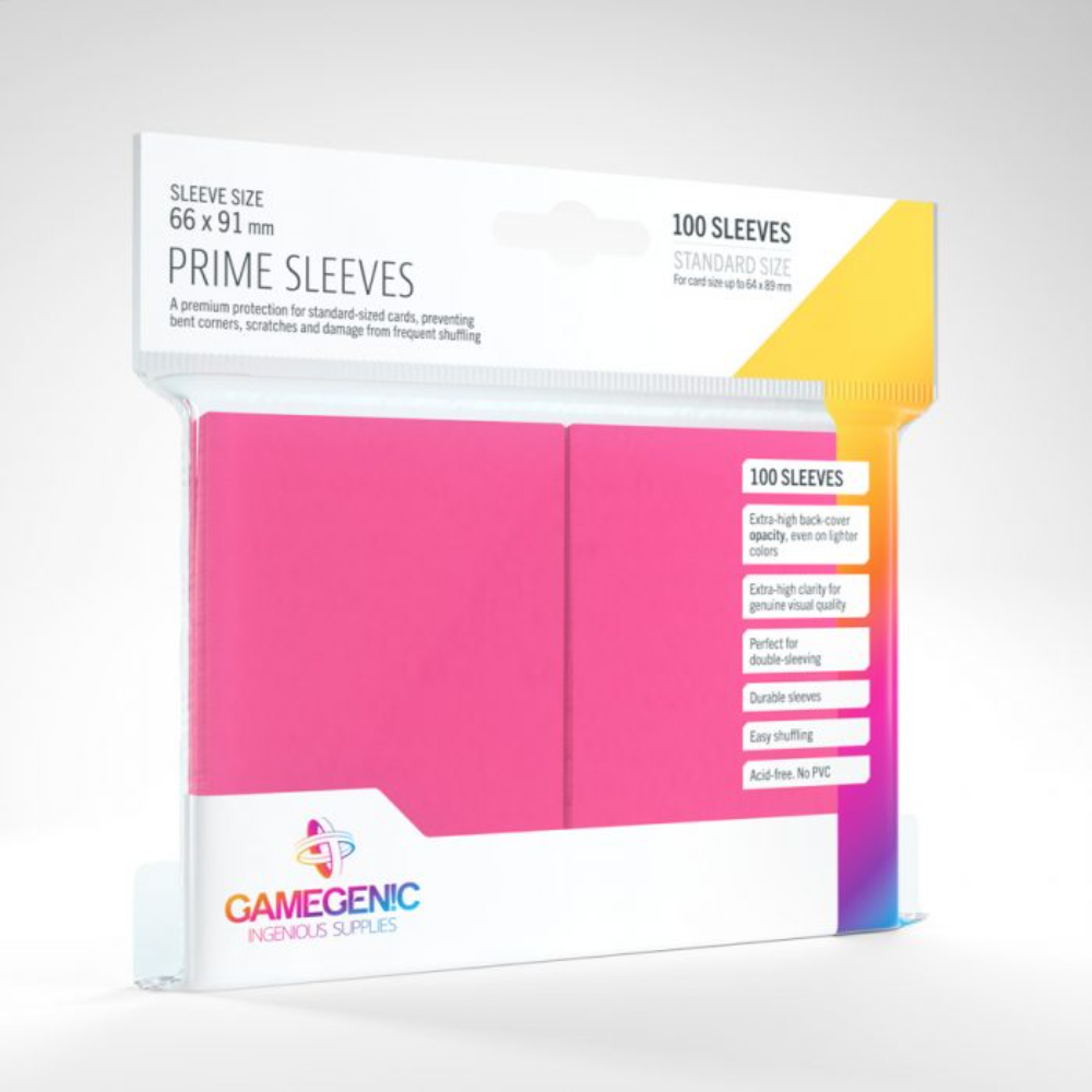 Gamegenic PRIME Sleeves Pink (100)