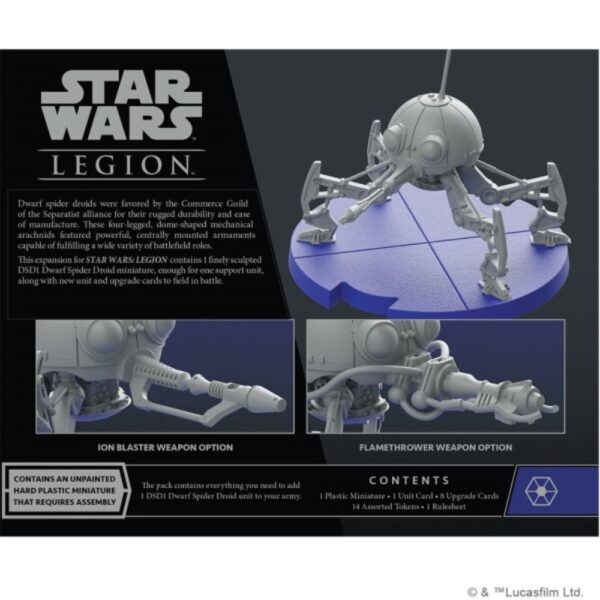 Star Wars Legion: DSD1 Dwarf Spider Droid - Image 2