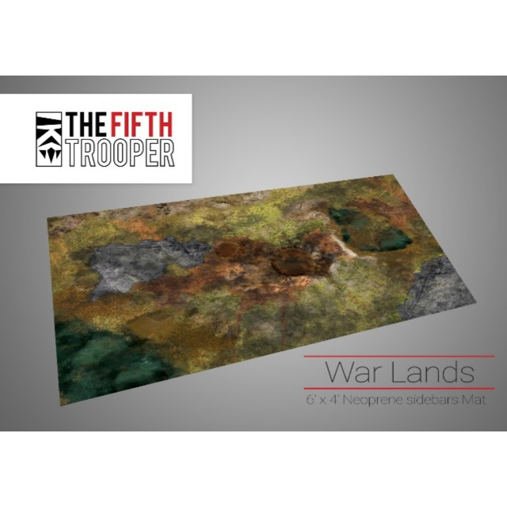War Lands 6'x4' Neoprene Mat with Bag