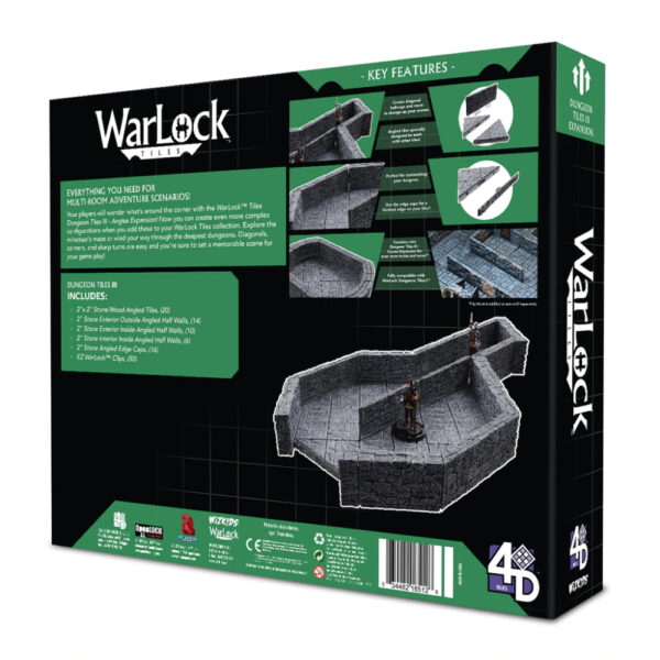 WarLock Tiles Dungeon Tile III - Angles - Image 3