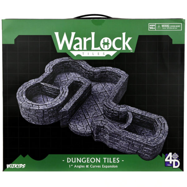 WarLock Tiles Expansion Pack - Dungeon Angles & Curves