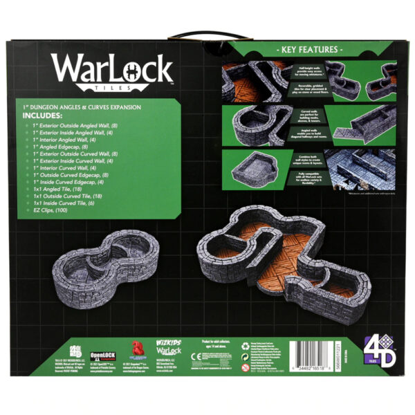 WarLock Tiles Expansion Pack - Dungeon Angles & Curves - Image 2