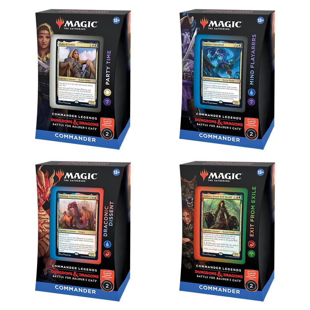 Commander Legends Battle for Baldur's Gate Commander Deck Bundle