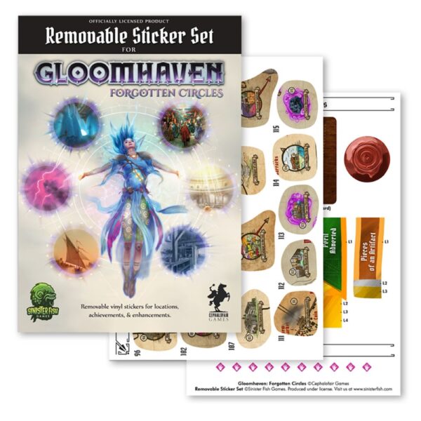 Gloomhaven Removable Sticker Set: Forgotten Circles - Image 3