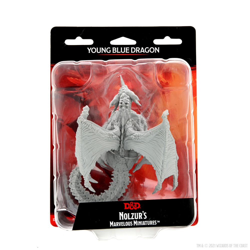 D&D Nolzur's Marvelous Miniatures Young Blue Dragon