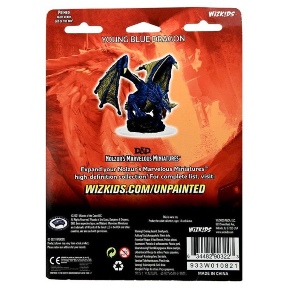 D&D Nolzur's Marvelous Miniatures Young Blue Dragon - Image 3