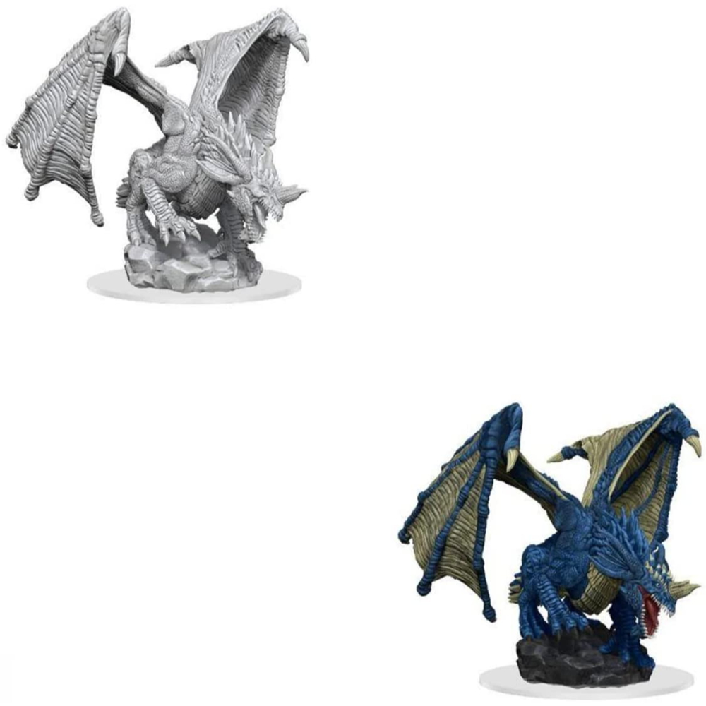 D&D Nolzur's Marvelous Miniatures Young Blue Dragon - Image 2