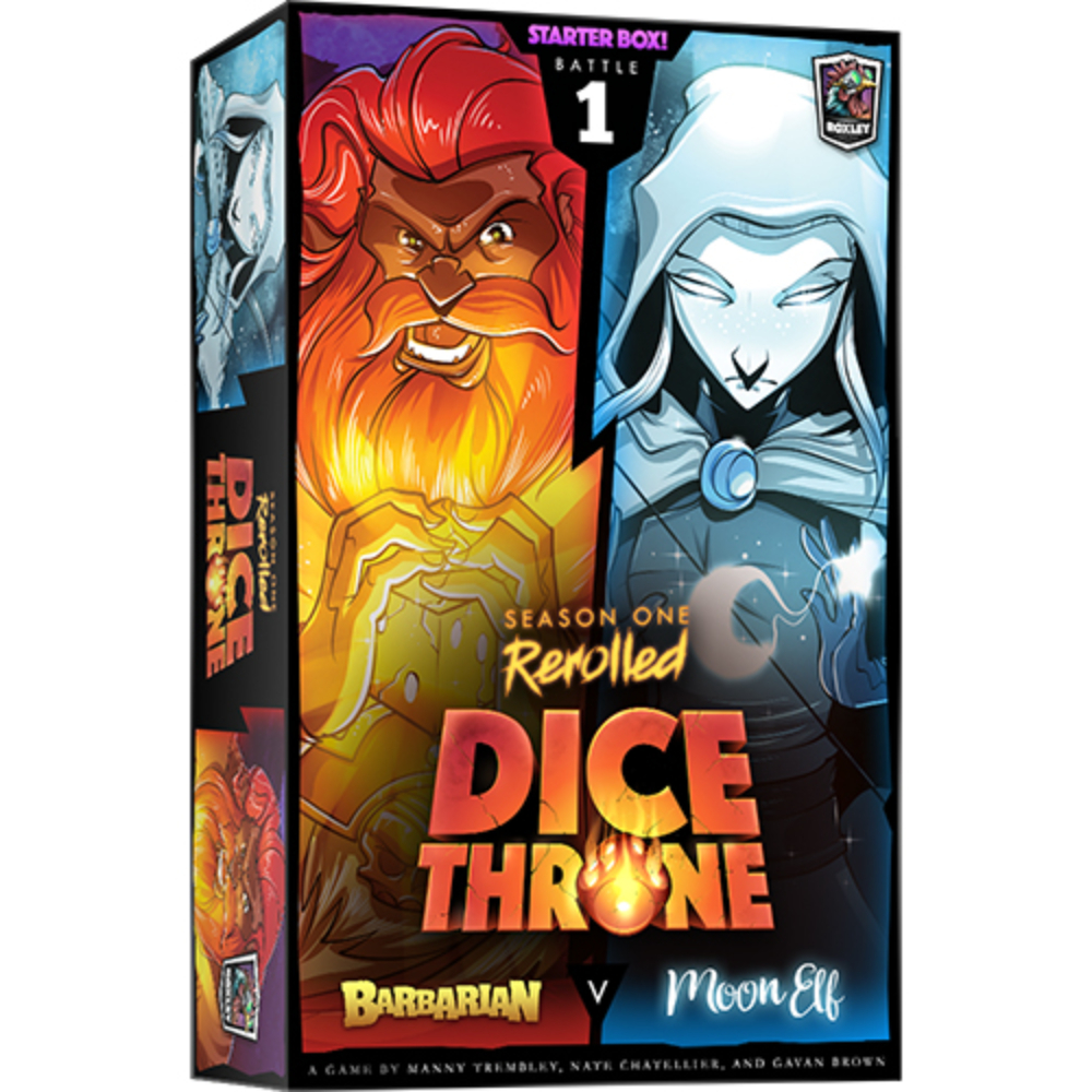 Dice Throne Season 1 ReRolled - Barbarian vs Moon Elf