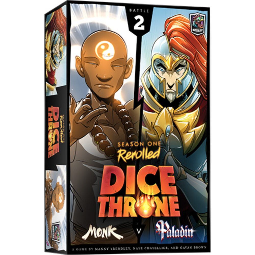Dice Throne Season 1 ReRolled - Monk vs Paladin