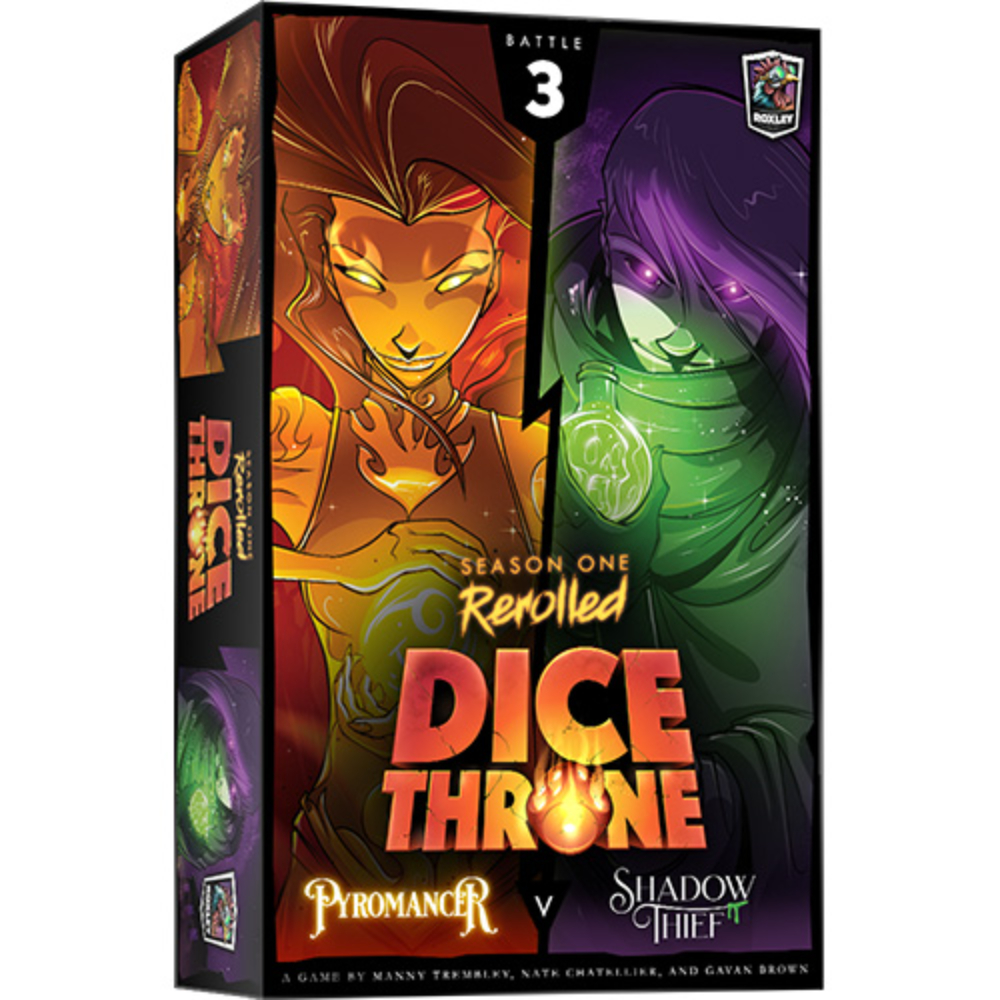 Dice Throne Season 1 ReRolled - Pyromancer vs Shadow Thief