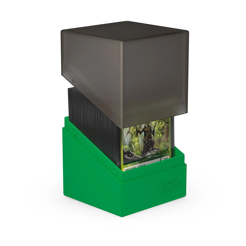 Ultimate Guard Boulder Deck Case 100+ SYNERGY Black/Green - Image 2