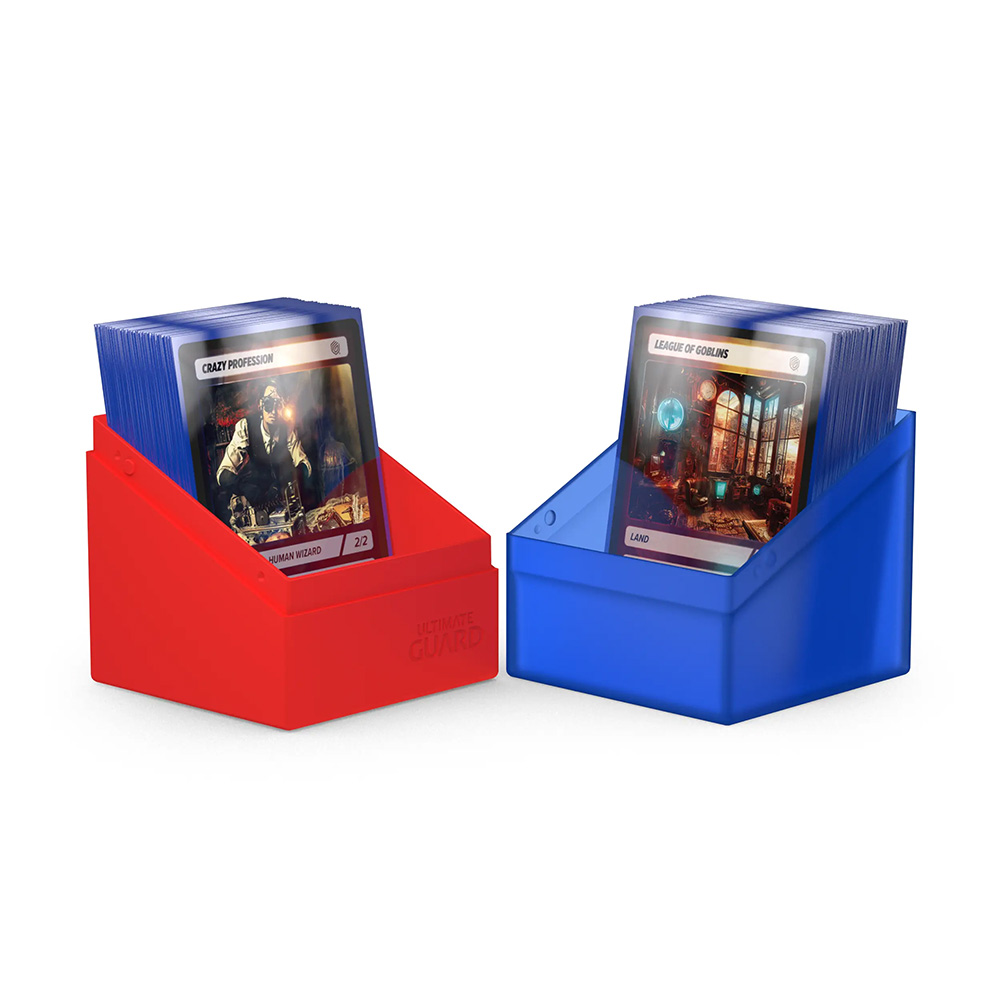 Ultimate Guard Boulder Deck Case 100+ SYNERGY Blue/Red - Image 4