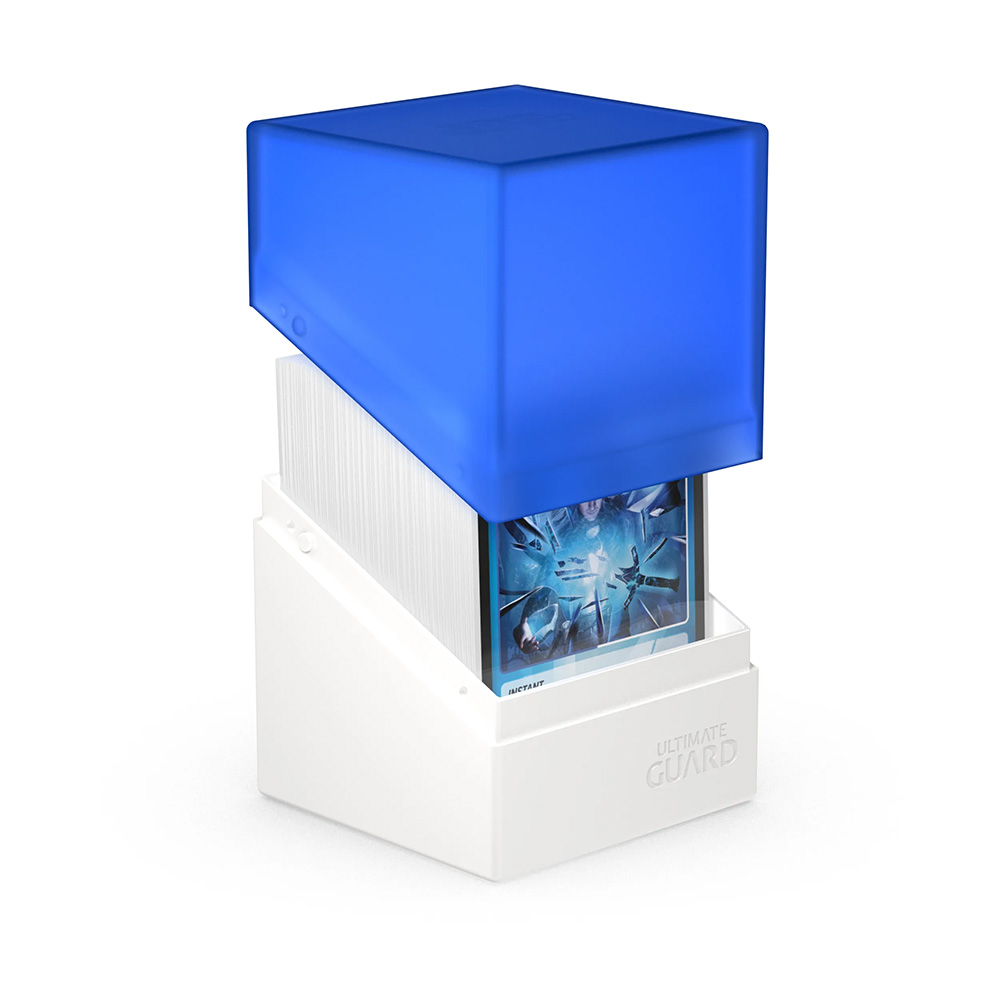 Ultimate Guard Boulder Deck Case 100+ SYNERGY Blue/White - Image 4