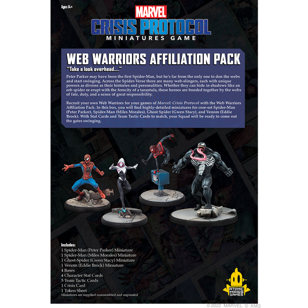 Marvel Crisis Protocol - Web Warriors Affiliation Pack - Image 4