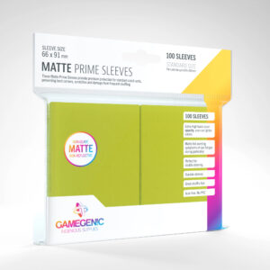 GameGenic - MATTE Prime Sleeves: Lime (100)
