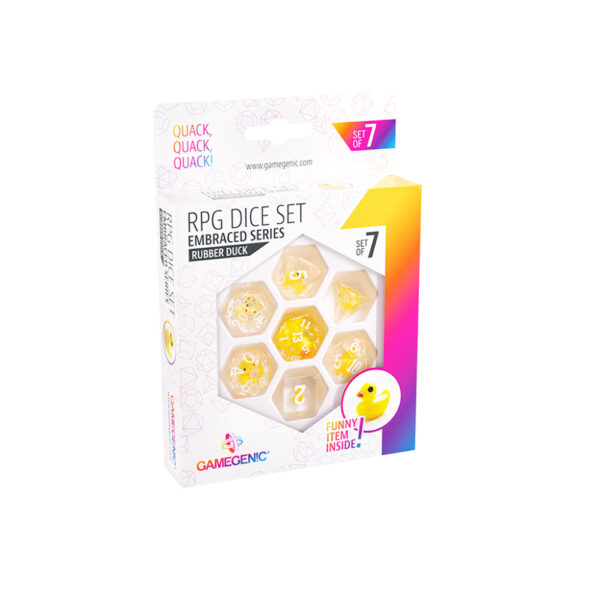 GameGenic - RPG Dice Set - Embraced Series - Rubber Duck - Image 4