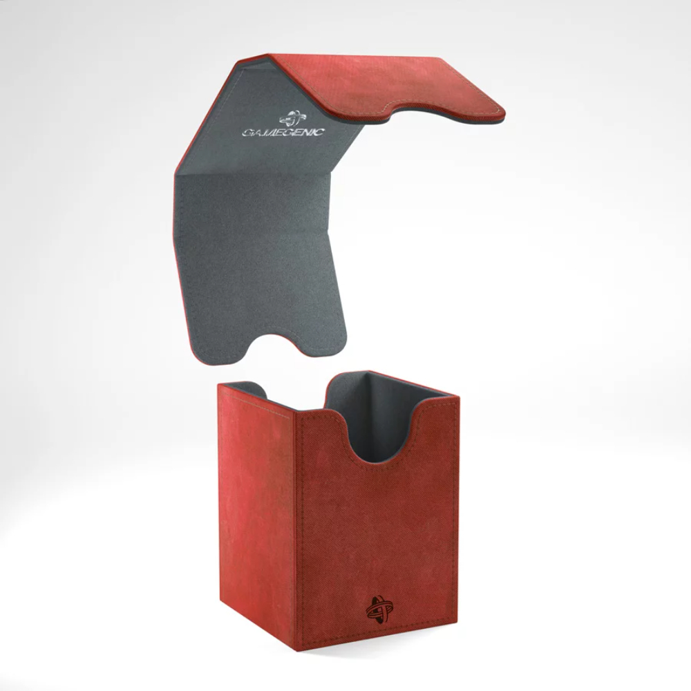 GameGenic Squire Deck Box 100+ (Red) Grinning Gargoyle Gaming