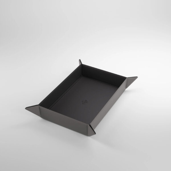 GameGenic - Magnetic Dice Tray Rectangular (Black/Grey) - Image 4