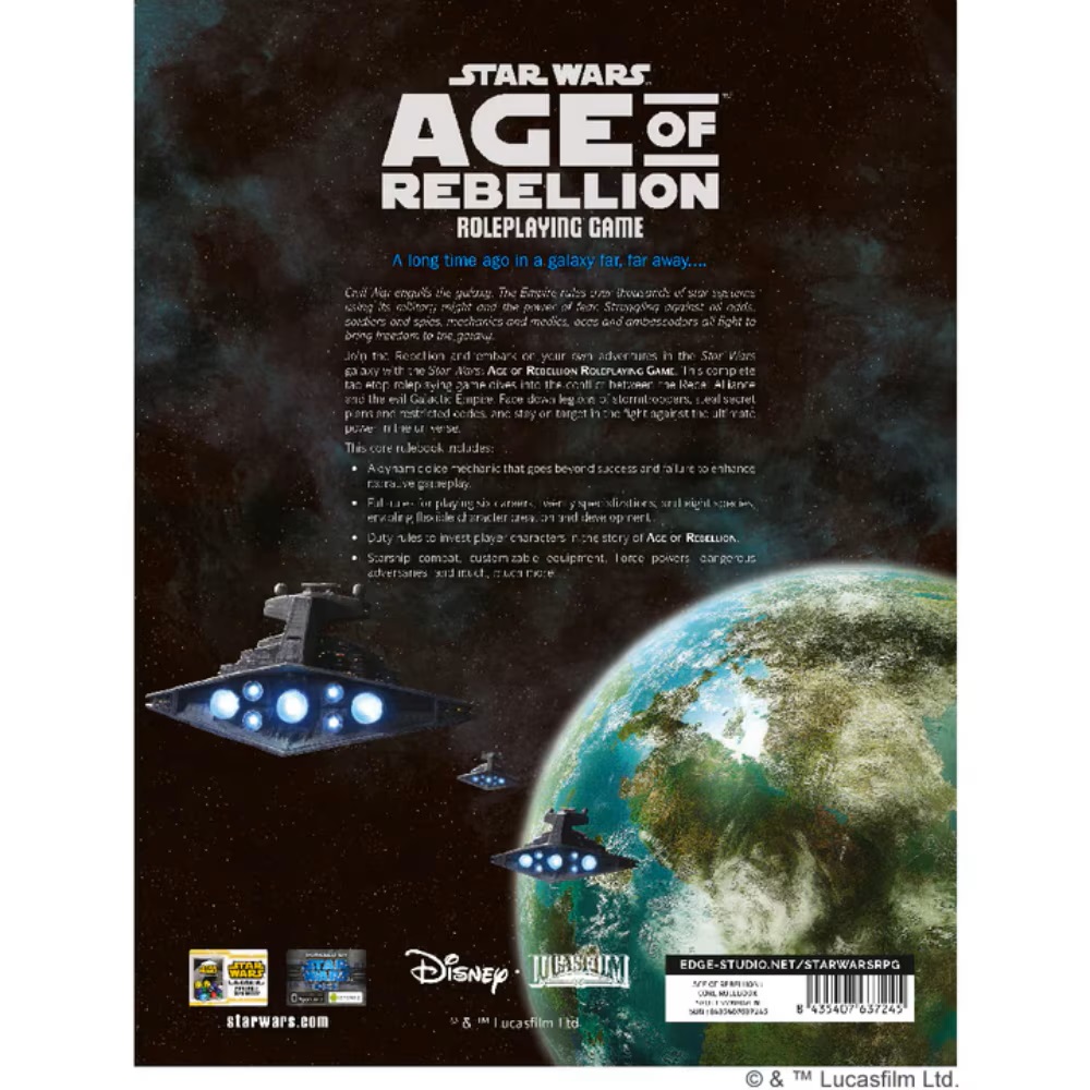 Star Wars RPG Age of Rebellion - Core Rulebook - Image 3