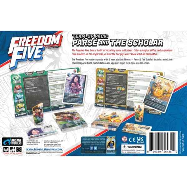 Freedom Five - Parse and The Scholar Team-Up Pack (Pre-Order Deposit Required) Pre-order by: 28/03/2025 - Image 2