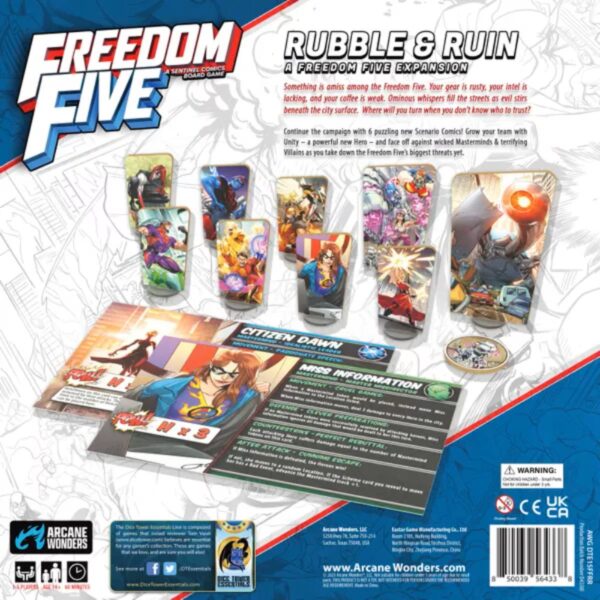 Freedom Five - Rubble & Ruin Expansion (Pre-Order Deposit Required) Pre-order by: 28/03/2025 - Image 2