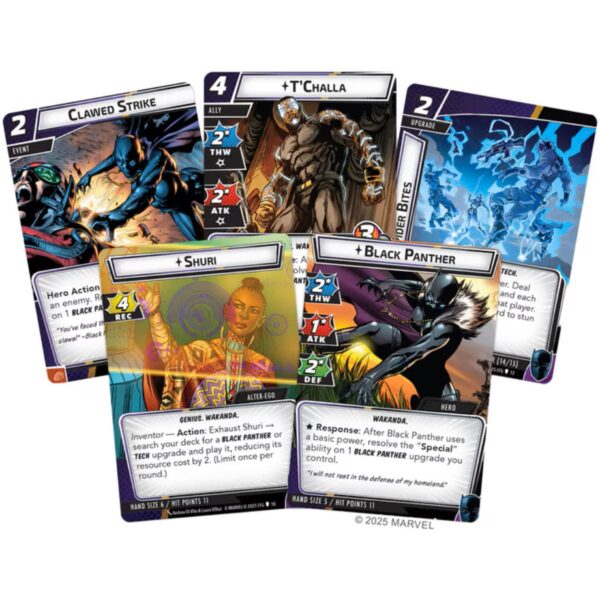 Marvel Champions LCG - Black Panther Hero Pack (Pre-Order Deposit Required) Pre-order by: 28/02/2025 - Image 2