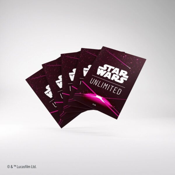 Star Wars Unlimited - Art Sleeves (Card Back Magenta) - Image 2