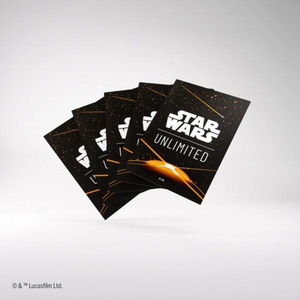 Star Wars Unlimited - Art Sleeves (Card Back Orange) - Image 2