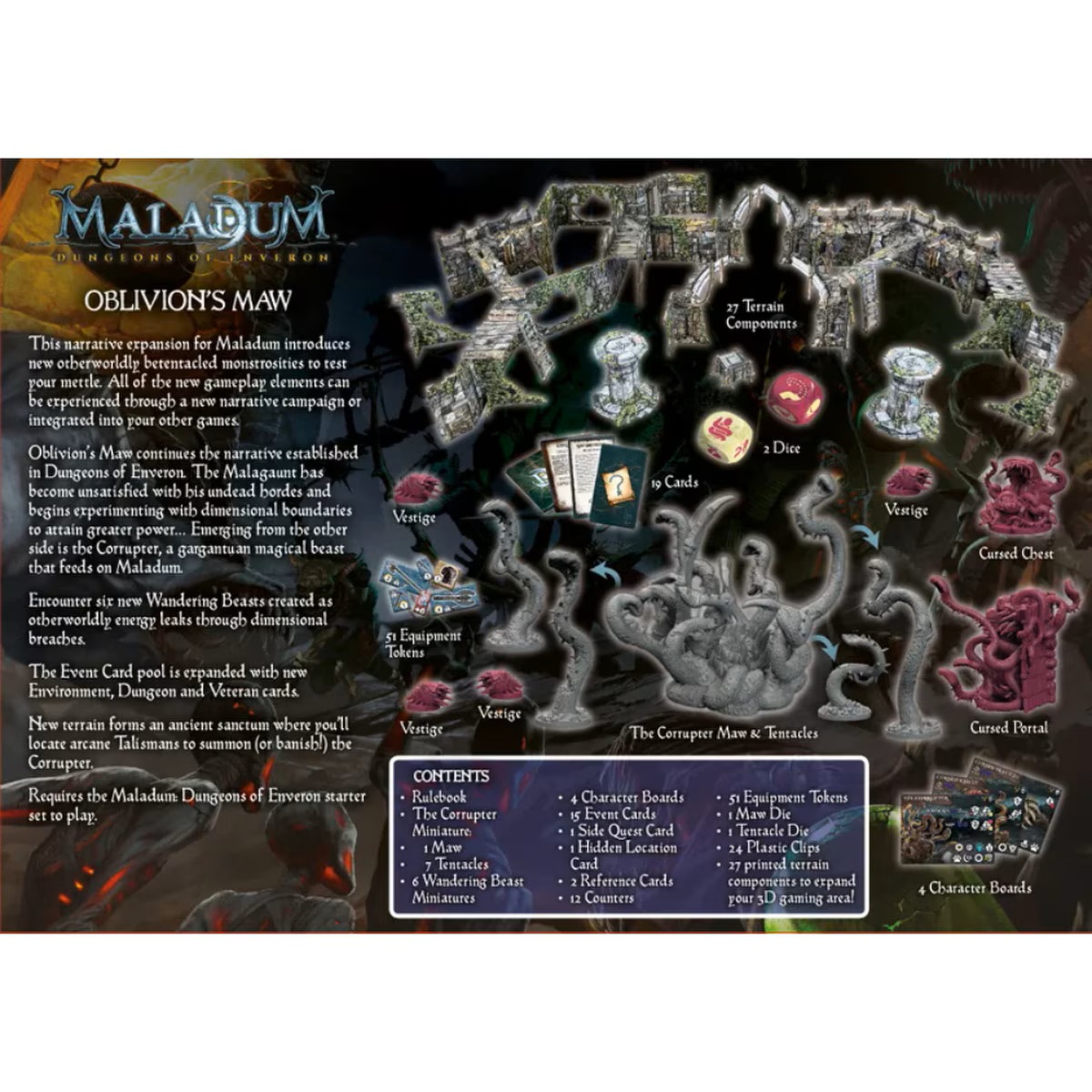 Maladum Dungeons of Enveron - Oblivion's Maw Expansion - Image 2