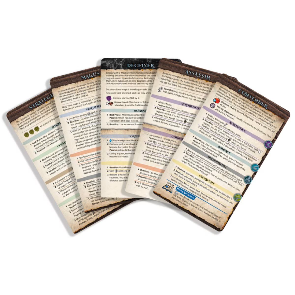 Maladum Dungeons of Enveron - Player Reference Cards - Image 3