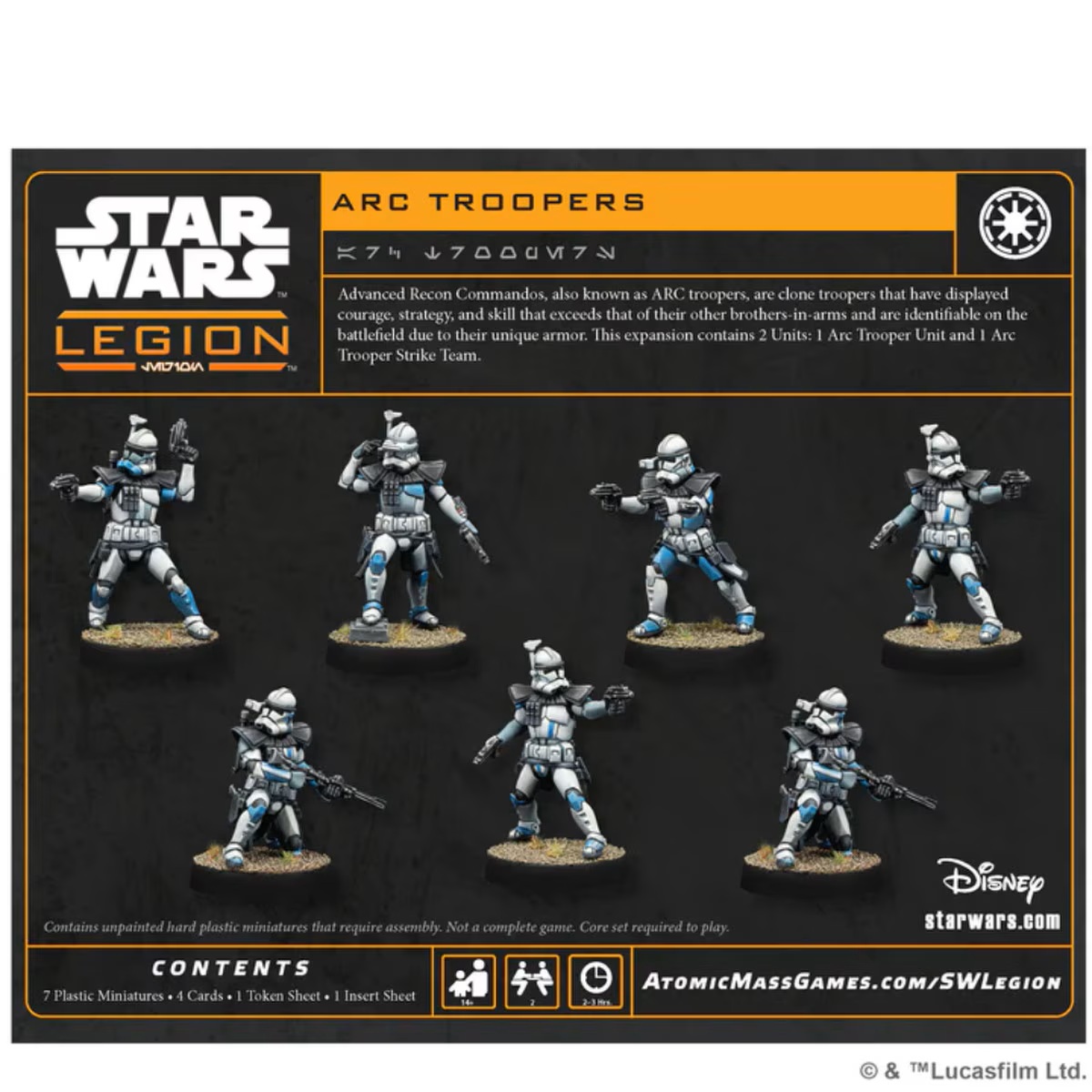 Star Wars Legion - ARC Troopers Unit Expansion - Image 2