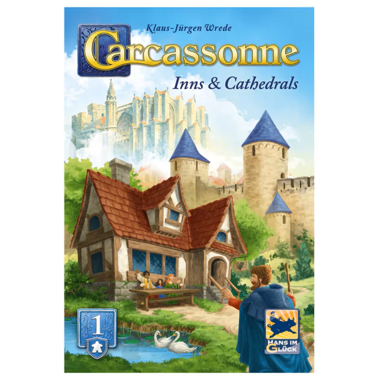 Carcassonne V3.1 - Expansion 1 Inns & Cathedrals (Pre-Order Deposit Required) Pre-order by: 21/11/2025