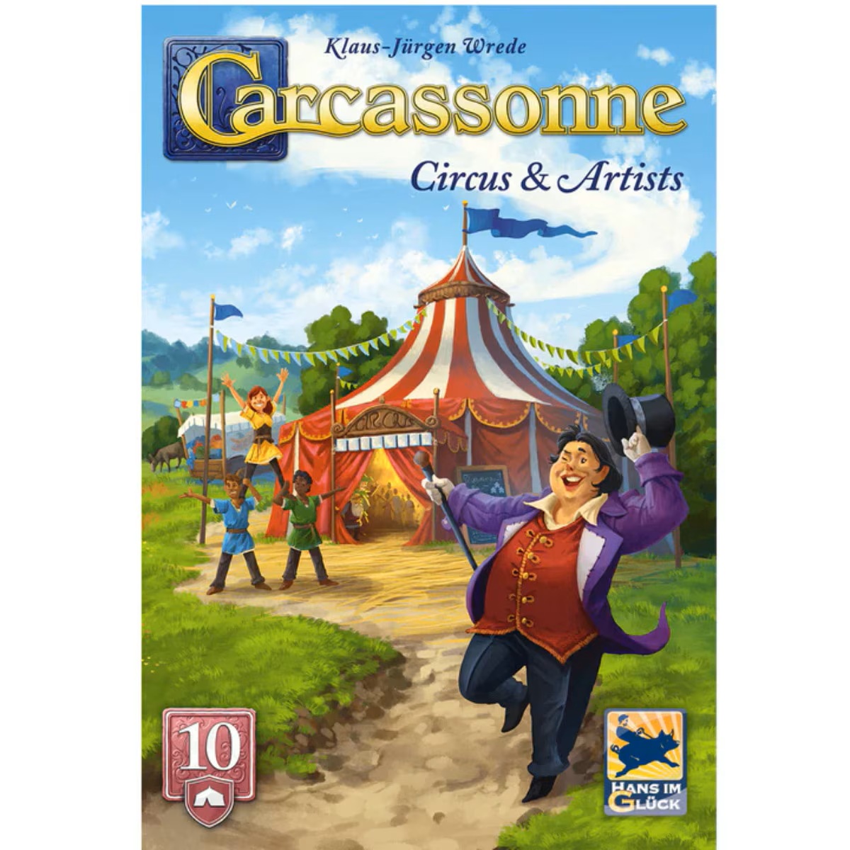 Carcassonne V3.1 - Expansion 10 Circus & Artists (Pre-Order Deposit Required) Pre-order by: 21/11/2025