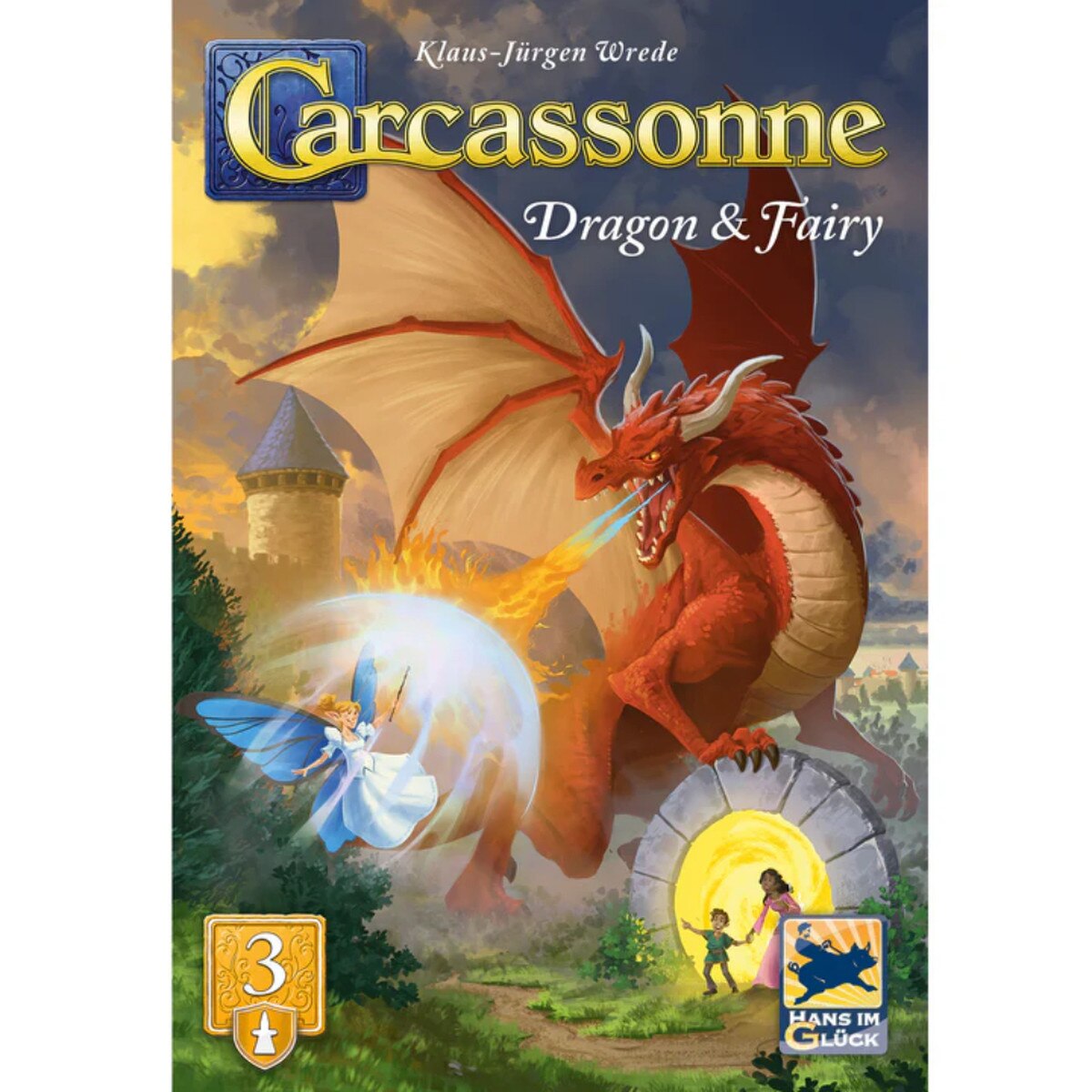 Carcassonne V3.1 - Expansion 3 Dragon & Fairy (Pre-Order Deposit Required) Pre-order by: 21/11/2025