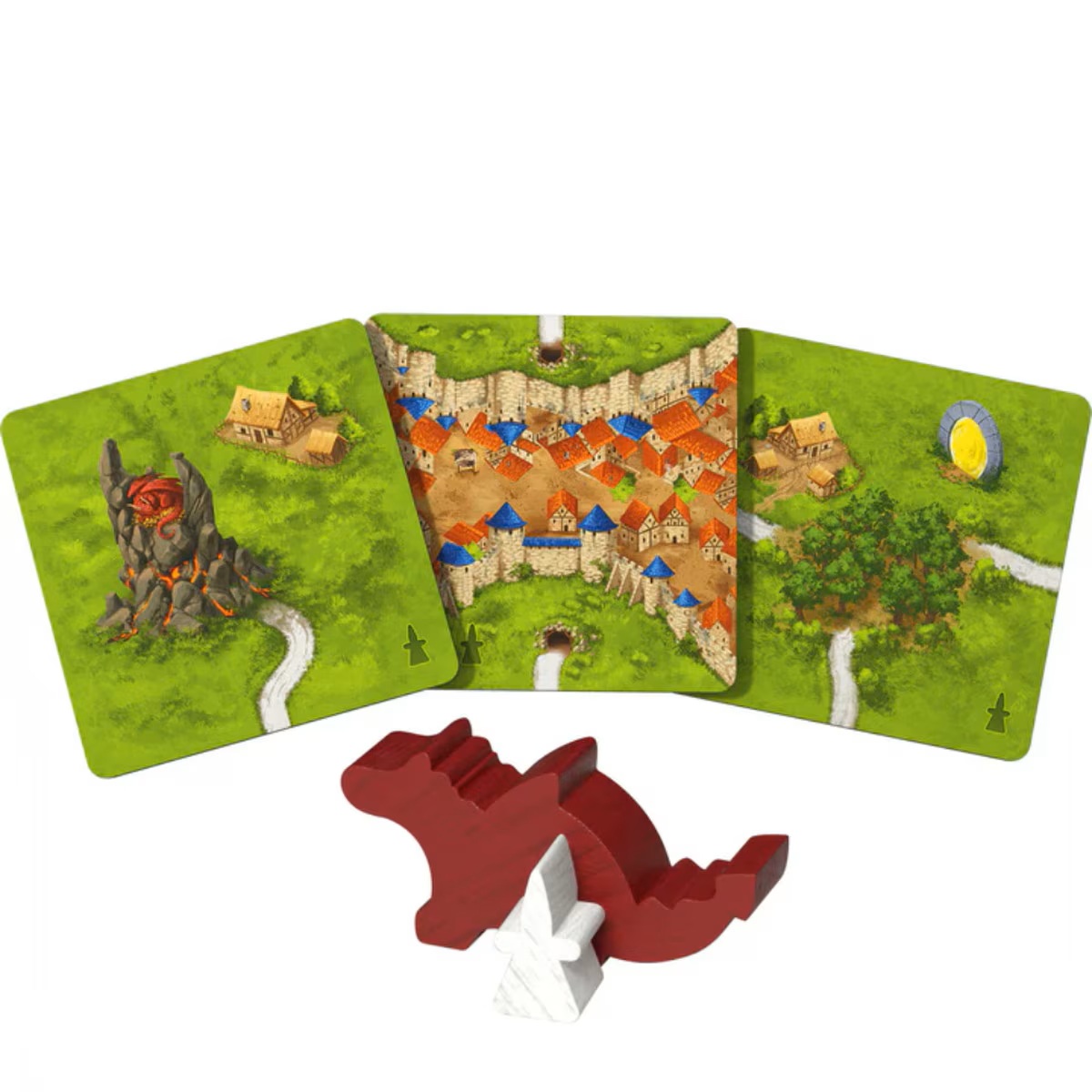 Carcassonne V3.1 - Expansion 3 Dragon & Fairy (Pre-Order Deposit Required) Pre-order by: 21/11/2025 - Image 4
