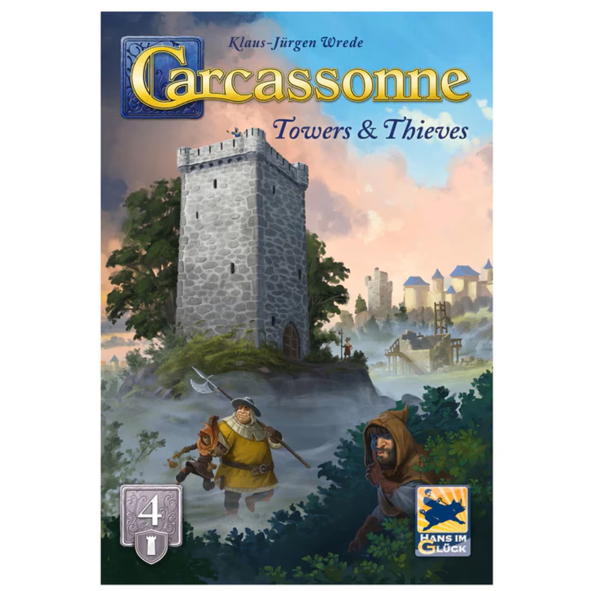 Carcassonne V3.1 - Expansion 4 Towers & Thieves (Pre-Order Deposit Required) Pre-order by: 21/11/2025