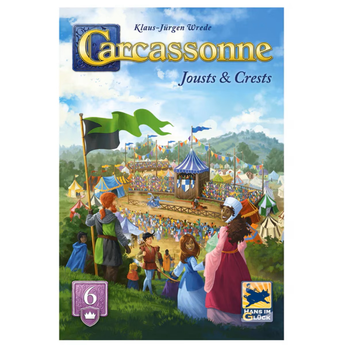 Carcassonne V3.1 - Expansion 6 Jousts & Crests (Pre-Order Deposit Required) Pre-order by: 21/11/2025