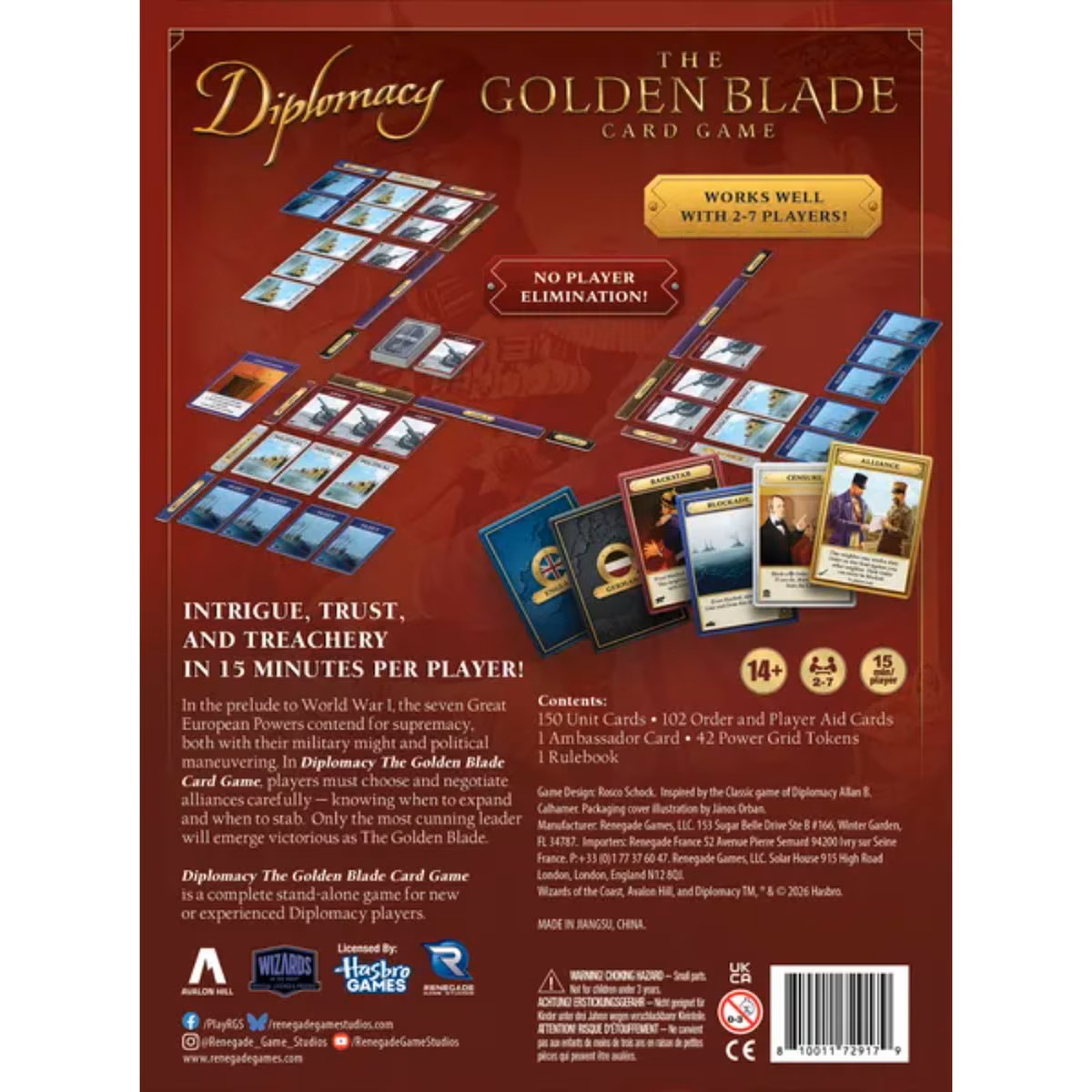 Diplomacy The Golden Blade (Pre-Order Deposit Required) Pre-order by: 13/03/2026 - Image 5