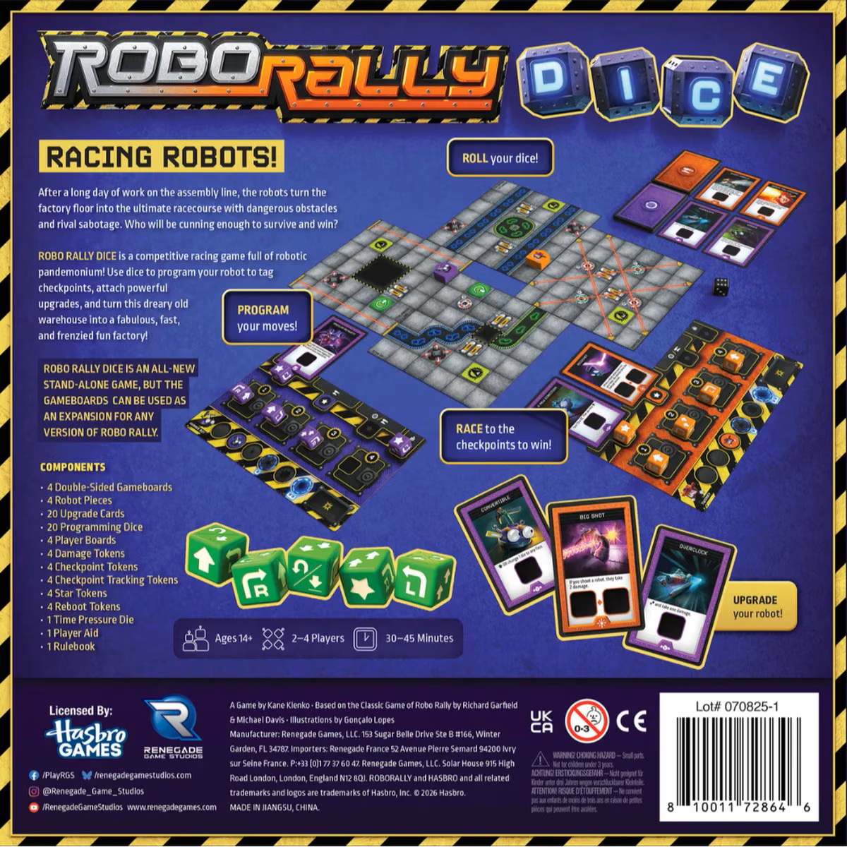 Robo Rally Dice (Pre-Order Deposit Required) Pre-order by: 05/12/2025 - Image 5