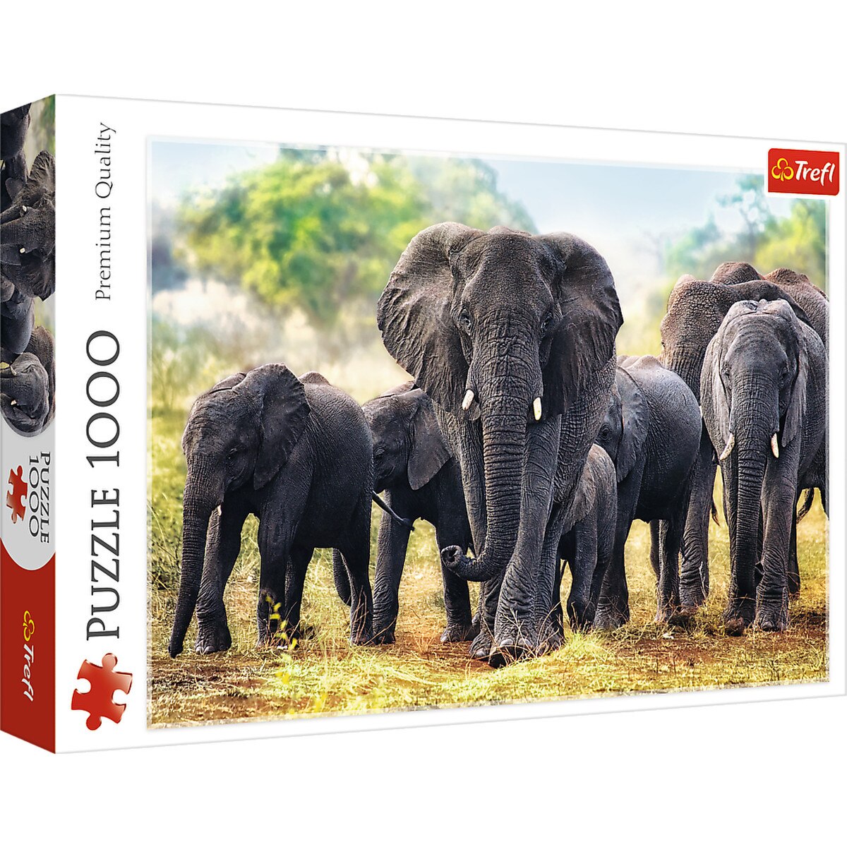 Trefl 1000pc - African elephants / 500 px - Image 2