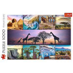 Trefl 1000pc - Collage - Africa