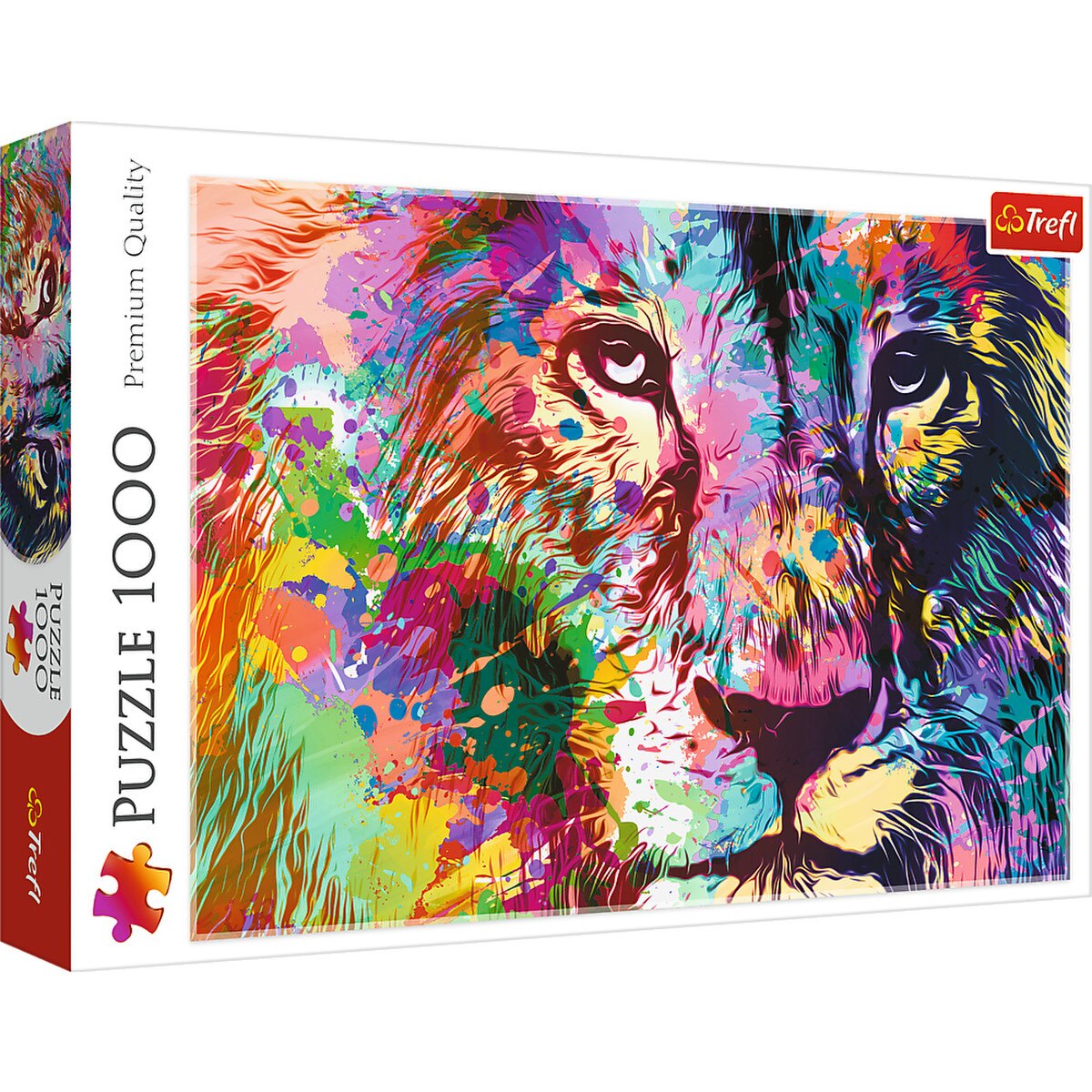 Trefl 1000pc - Colorful Lion - Image 2