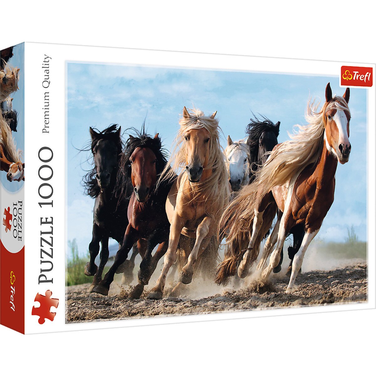 Trefl 1000pc - Galloping horses / 500 px - Image 2