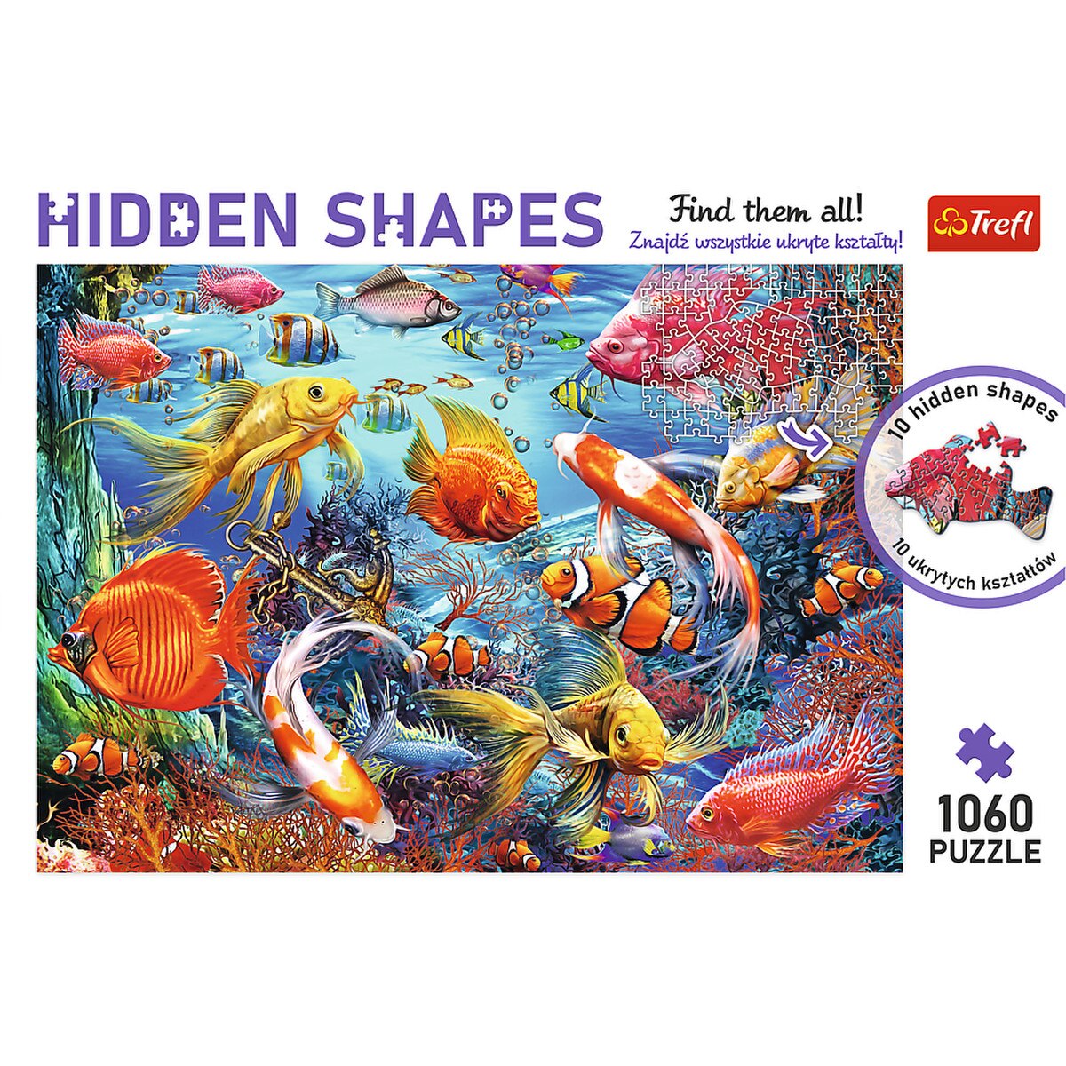 Trefl 1000pc Hidden Shapes - Underwater Life
