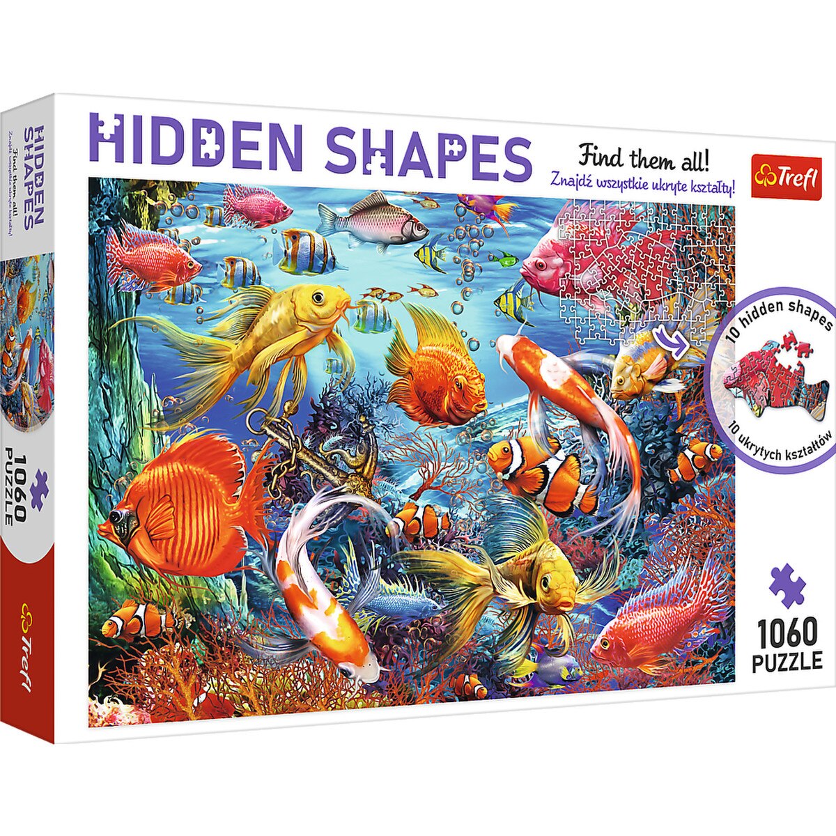 Trefl 1000pc Hidden Shapes - Underwater Life - Image 2
