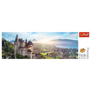 Trefl 1000pc Panorama - Castle of Menthon, France
